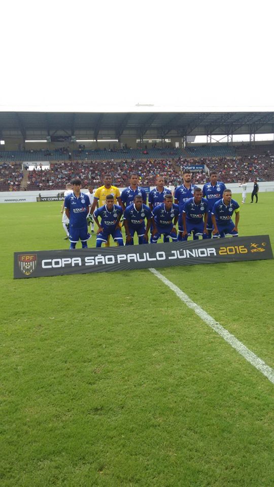 Confiança estreou na Copa São Paulo perdendo para o Santos por 1 a 0.