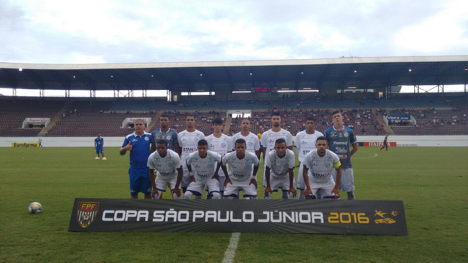 Equipe Sub-19 do Confiança conquista a primeira vitória na Copinha.